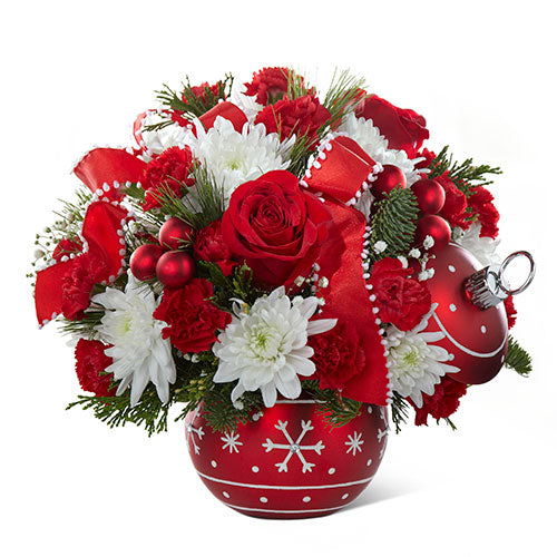 Season's Greetings Ornament Bouquet