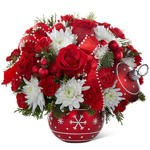 Season's Greetings Ornament Bouquet