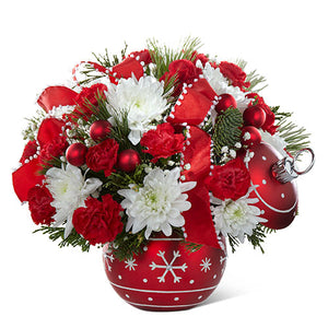 Season's Greetings Ornament Bouquet