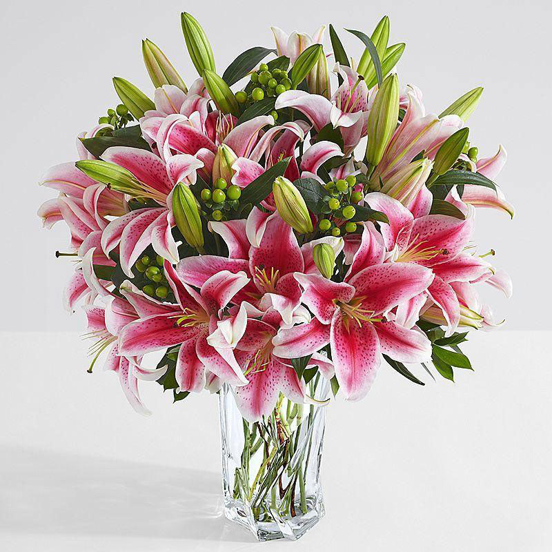 Sorbonne (Pink) Liliy Arrangement (24 blooms)